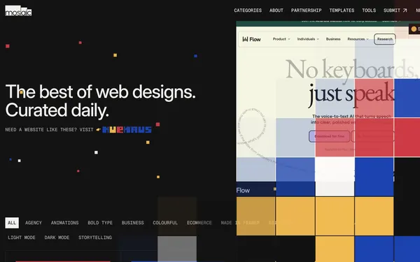 mosaic.select, exported and hosted
