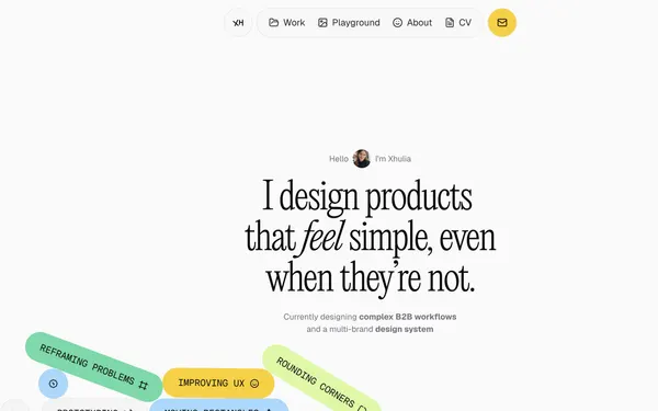 xhulia.com, exported and hosted